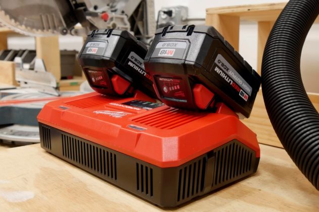 milwaukee m18 cordless wet/dry vacuum rapid charge batteries