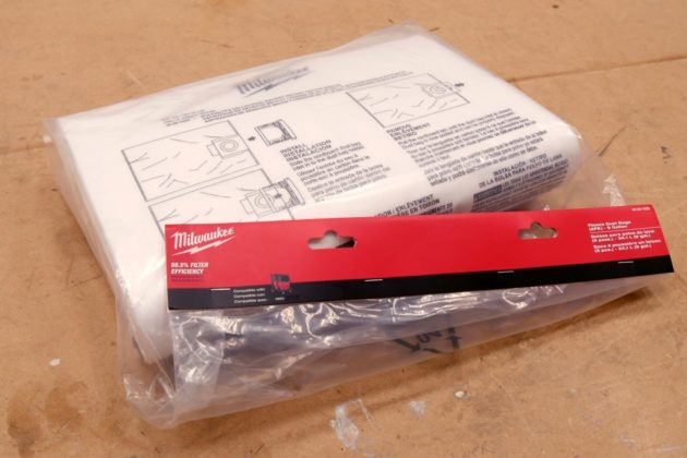 milwaukee m18 cordless wet/dry vacuum bags